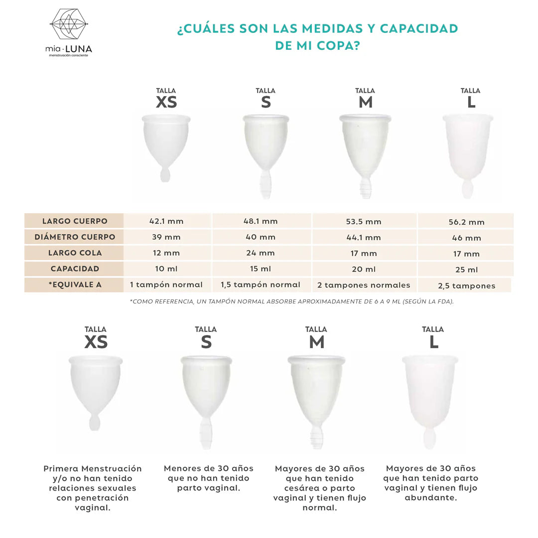 Copita Menstrual MiaLuna Med