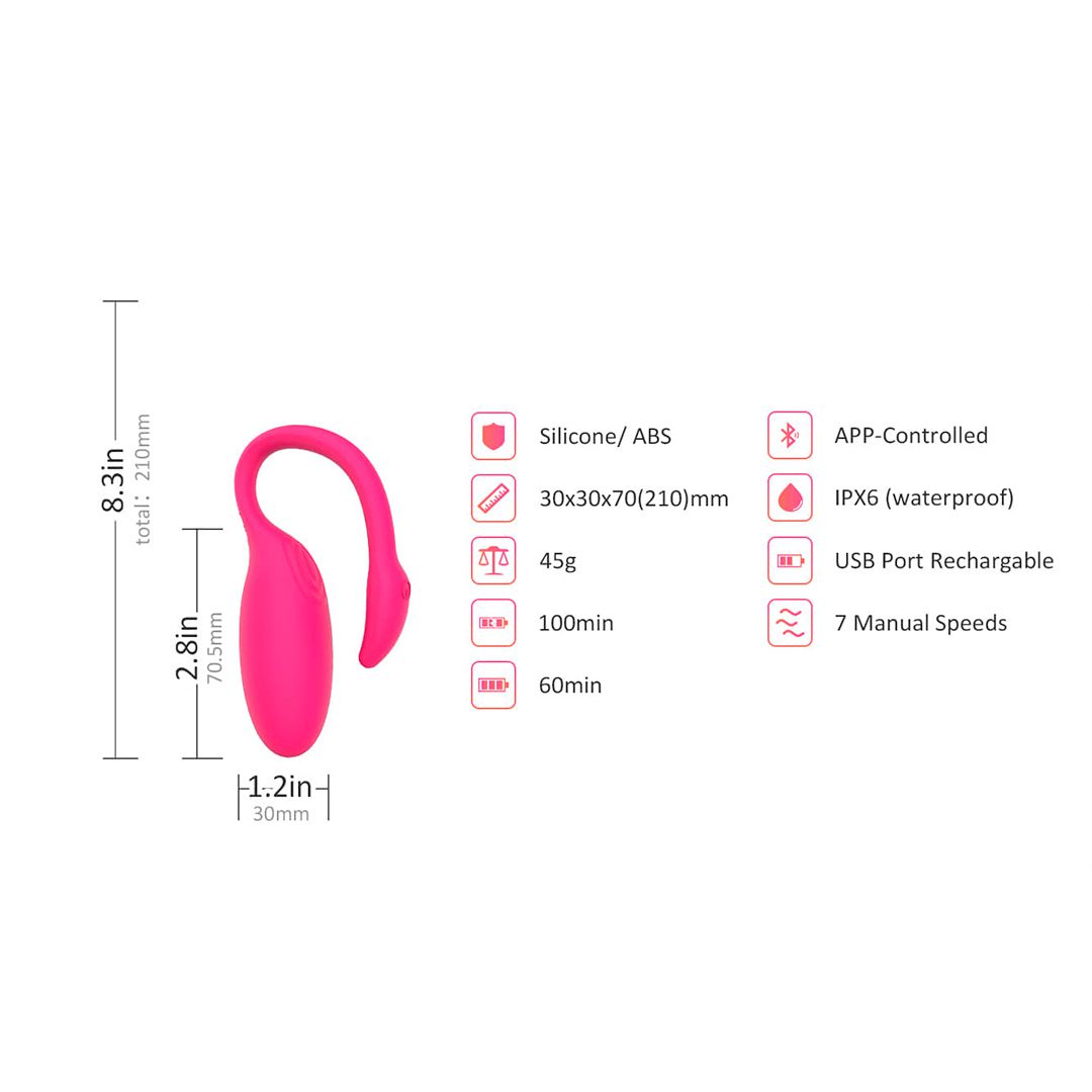 Vibrador Magic Flamingo APP