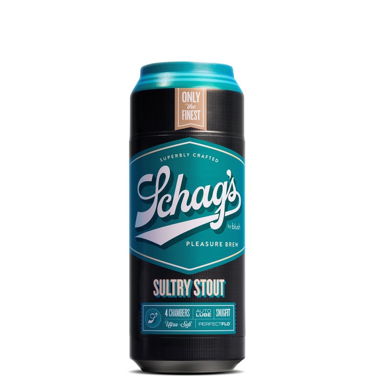 schag's Sultry Stout Lata masturbador con Autolubricación