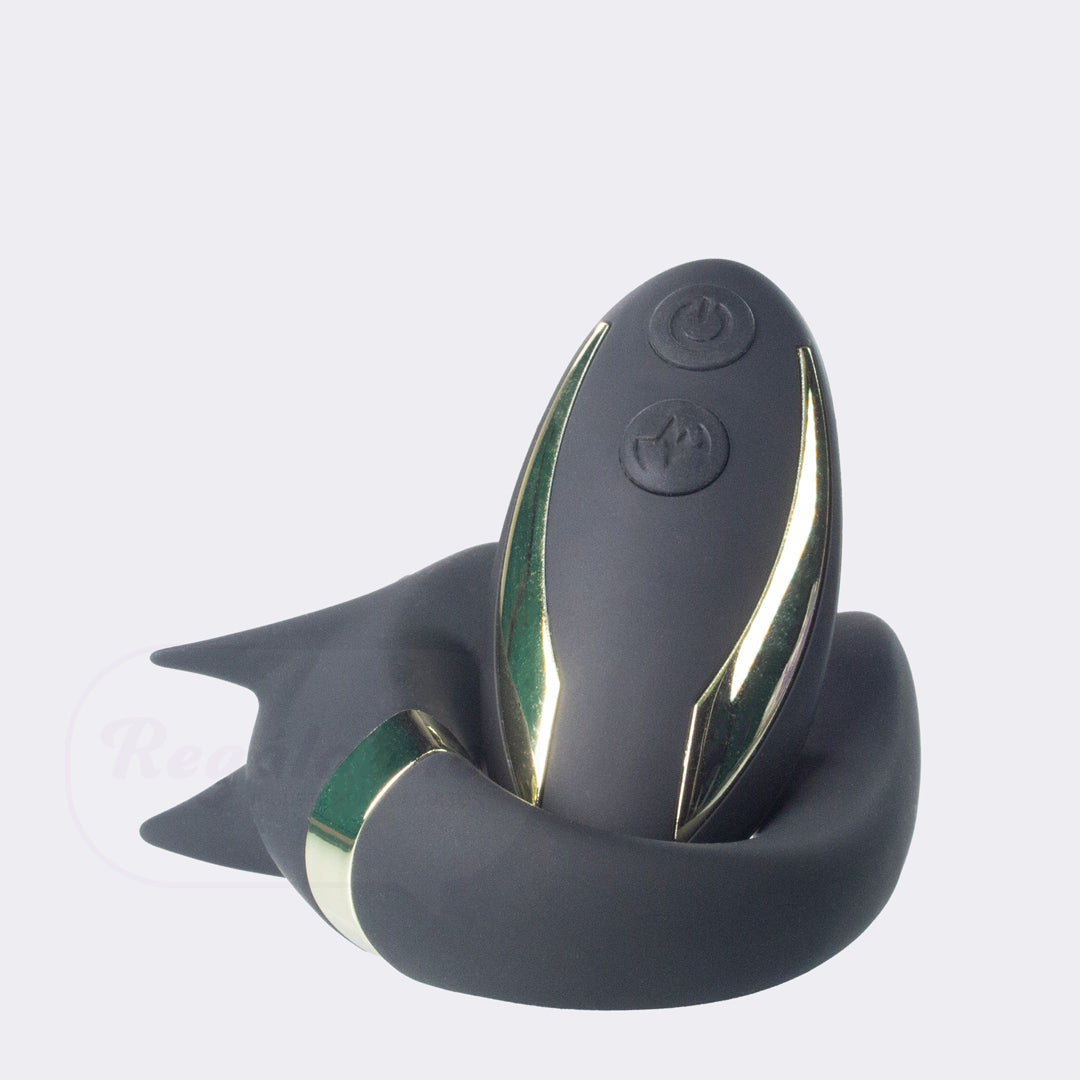 Black Foxy | Vibrador dual con control