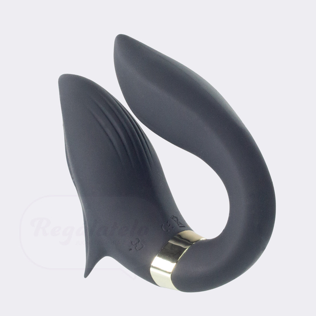 Black Foxy | Vibrador dual con control