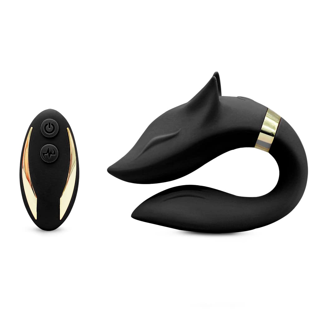 Black Foxy | Vibrador dual con control