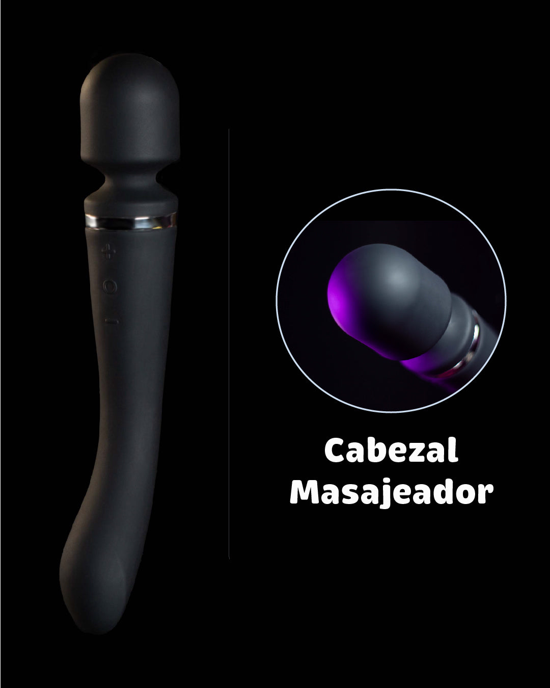 Ónix | Masajeador corporal y dildo vibrador