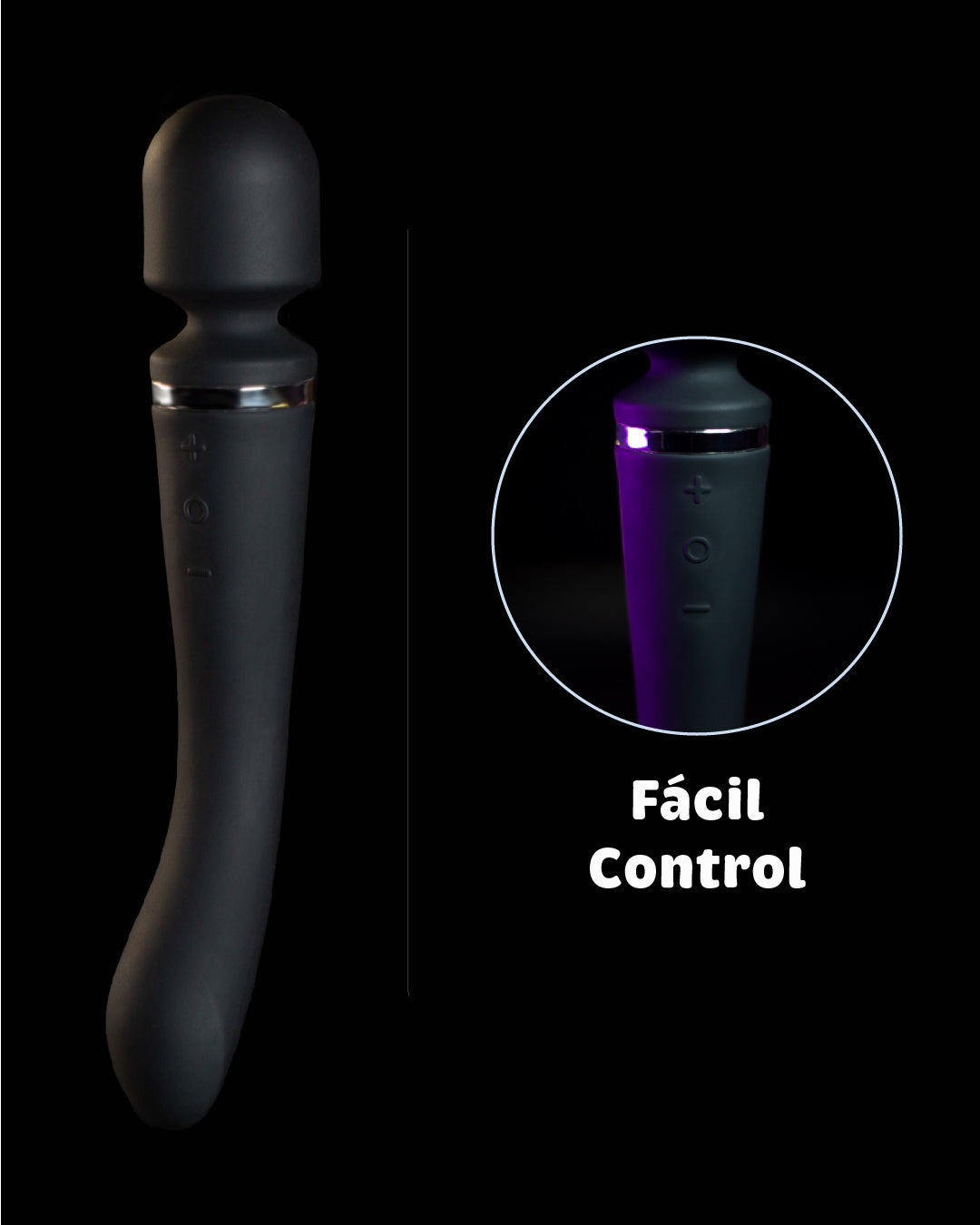 Ónix | Masajeador corporal y dildo vibrador