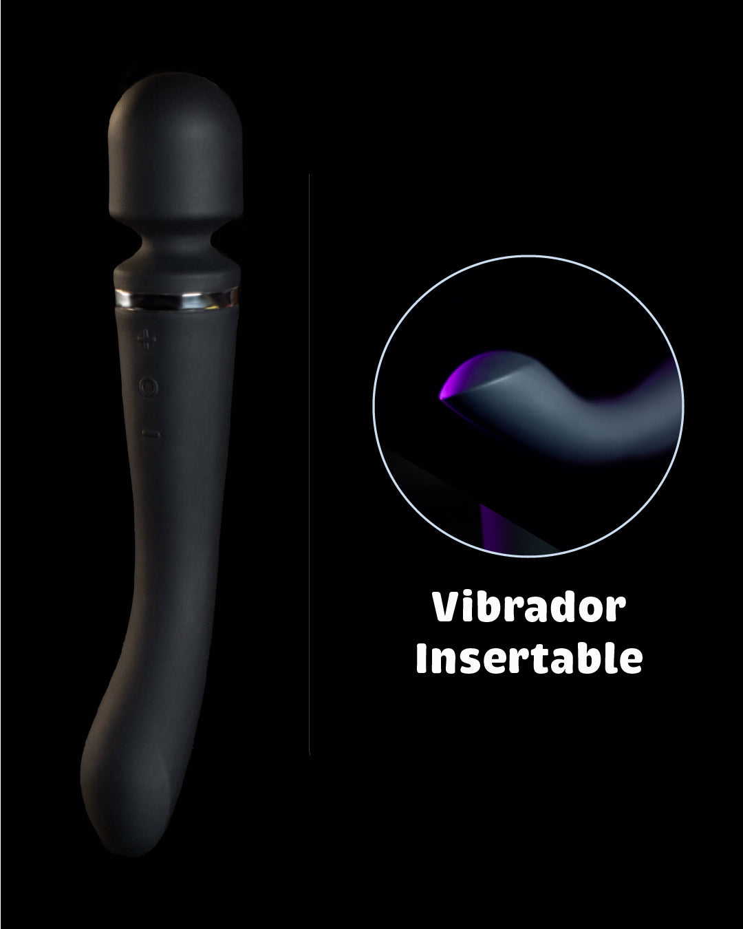 Ónix | Masajeador corporal y dildo vibrador