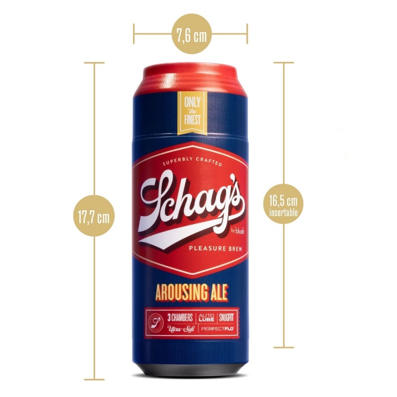 schag's stout Arousing Lata masturbador con Autolubricación