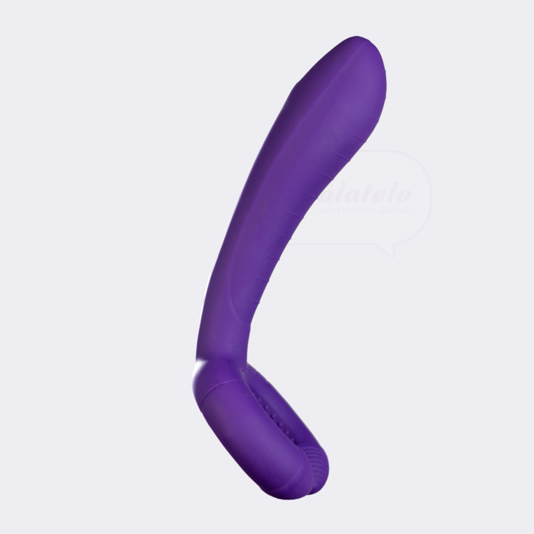 Dildo Vibrador con Pinza