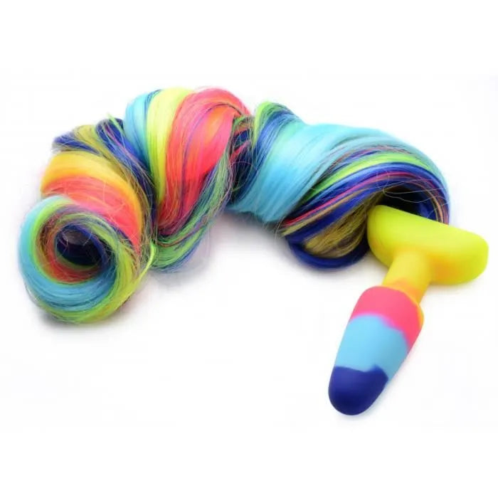 Plug Anal | Cola Unicornio Arcoíris