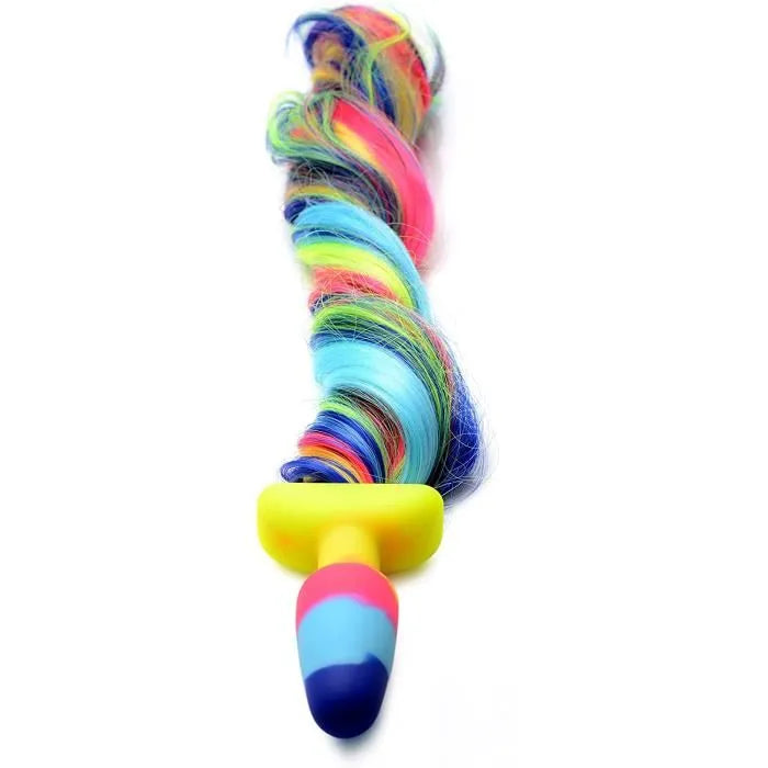 Plug Anal | Cola Unicornio Arcoíris