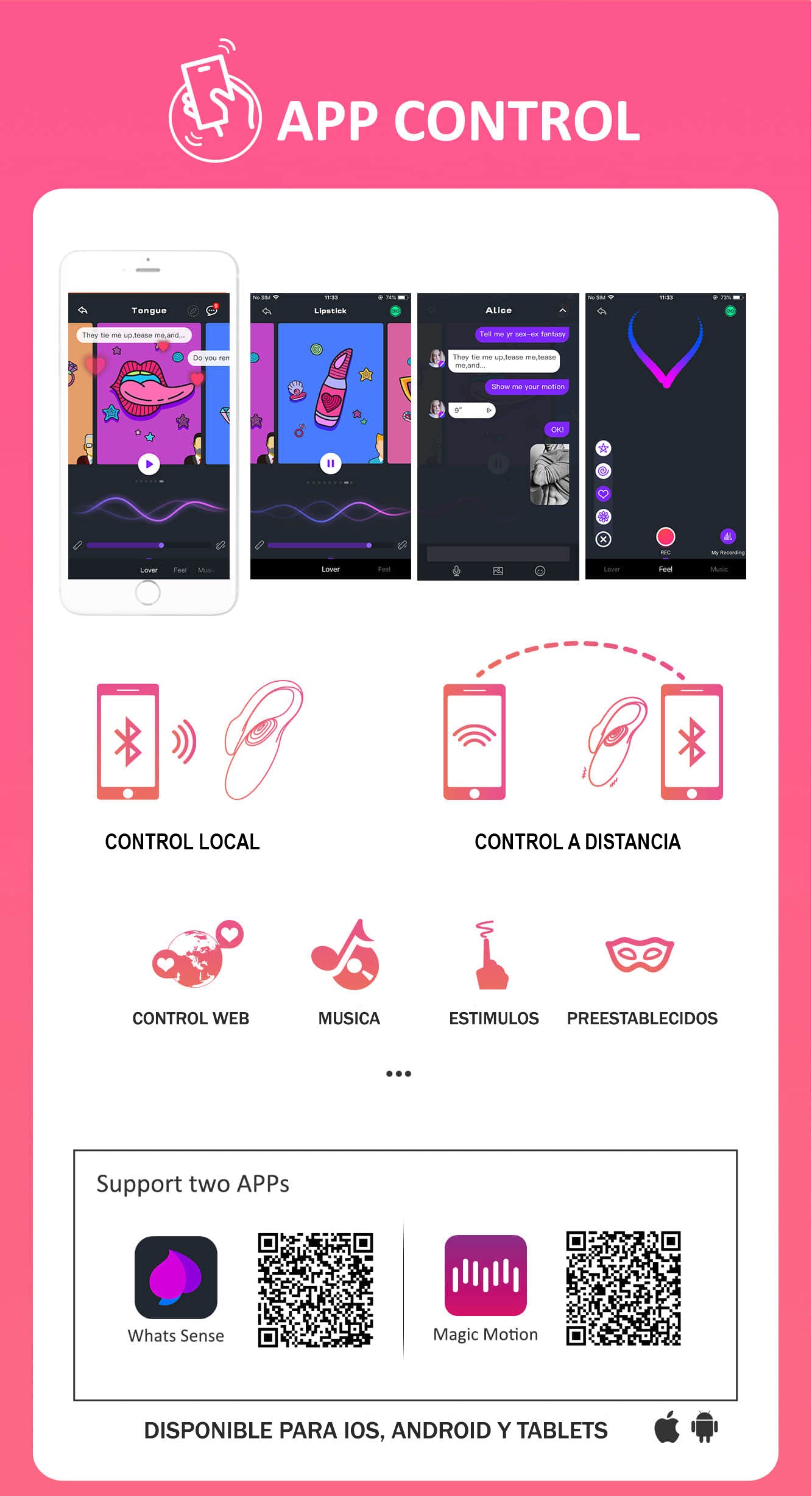 Vibrador Magic Flamingo APP