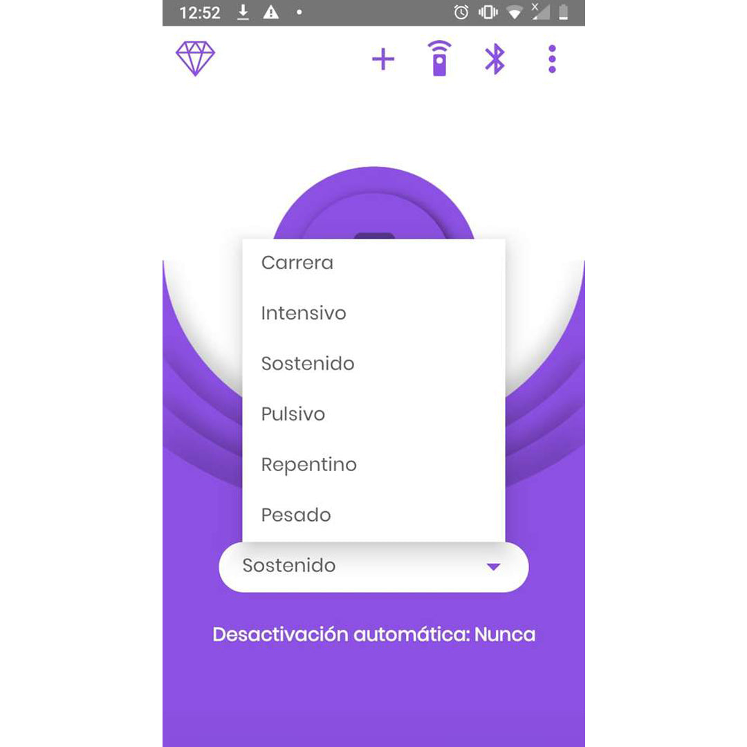 Ballena Vibradora con APP Android