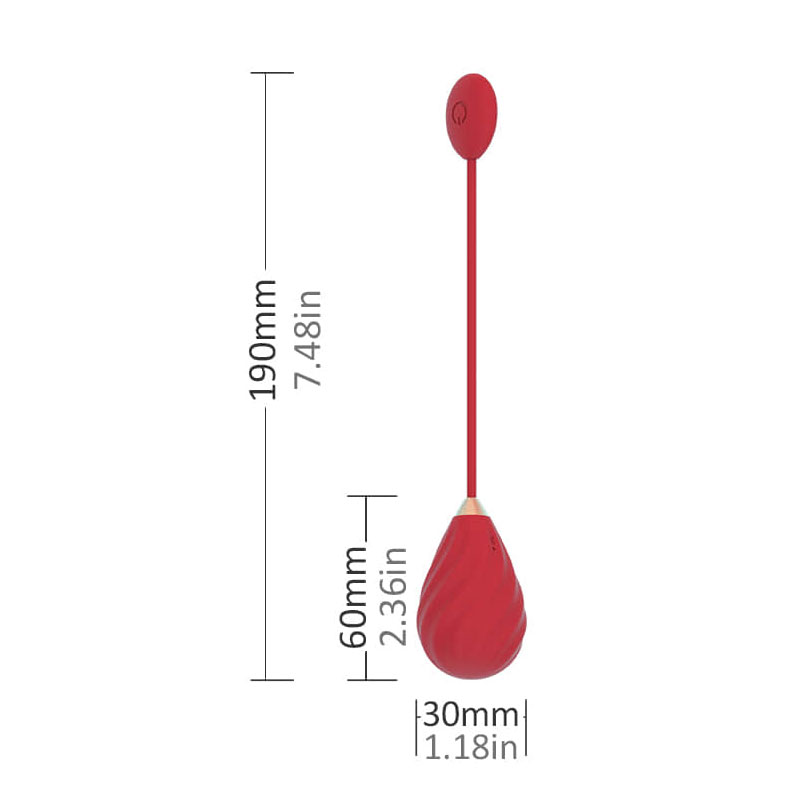 Medidas Magic Sundae Vibrador con APP