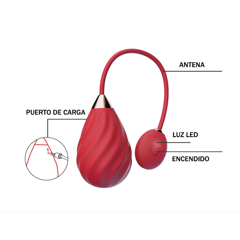 Componentes de Vibrador Magic Sundae.