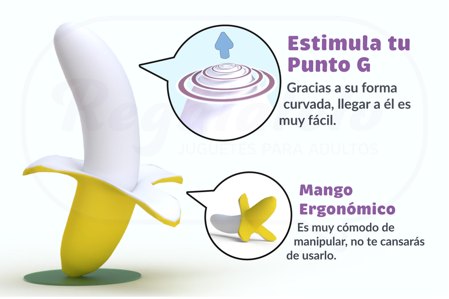 Banana | Dildo Vibrador punto G