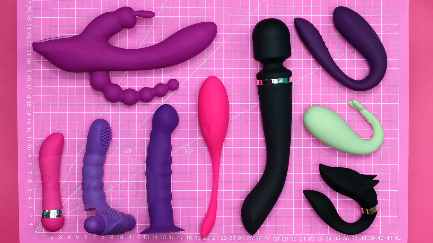 Masajeador corporal y dildo vibrador