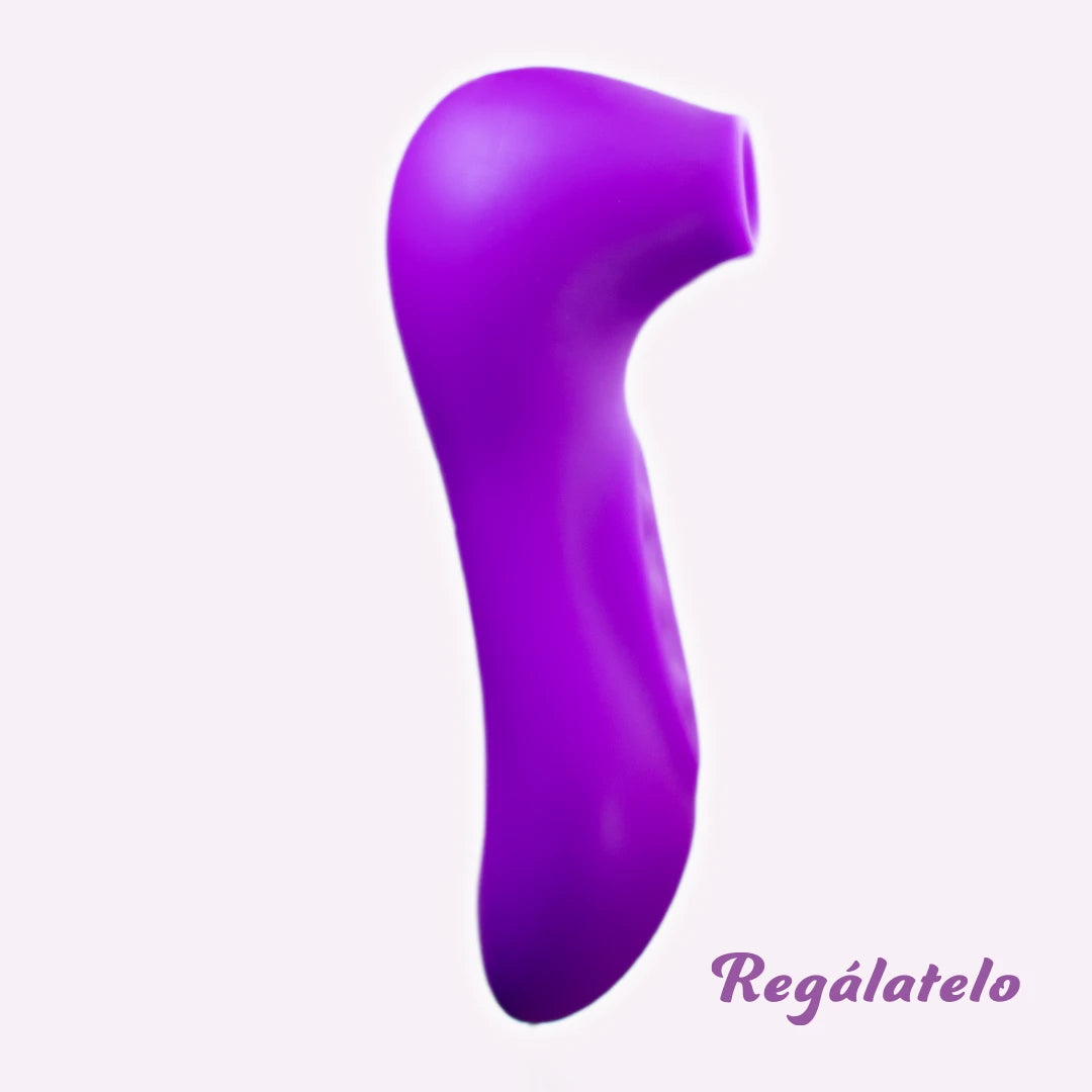 Succionador de clítoris Boki de silicona grado médico sumergible vista perfil diseño ergonómico