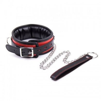 collar de cuero