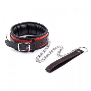 collar de cuero