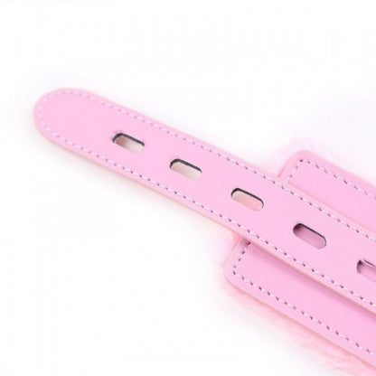 collar de cuero sintetico