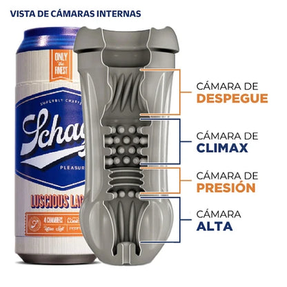 schag's Luscious Lager Lata masturbador con Autolubricación