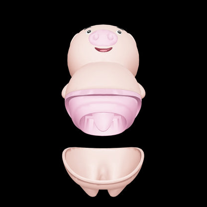 Sweet Pig masajeador lengua vibradora rosado regalatelo modelo 3D