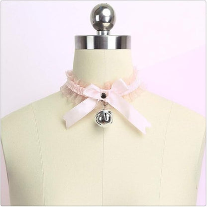 Choker Gargantilla de Encaje con Cascabel