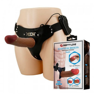 Arnés Funda Pene con Prótesis Vibradora