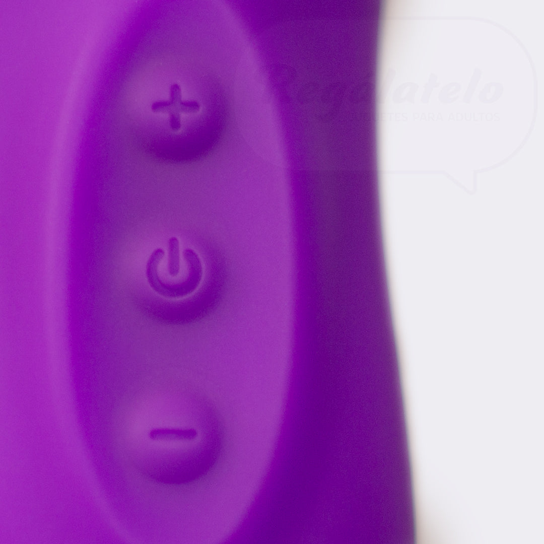 Succionador de clítoris Boki de silicona grado médico sumergible vista detalle botones diseño ergonómico