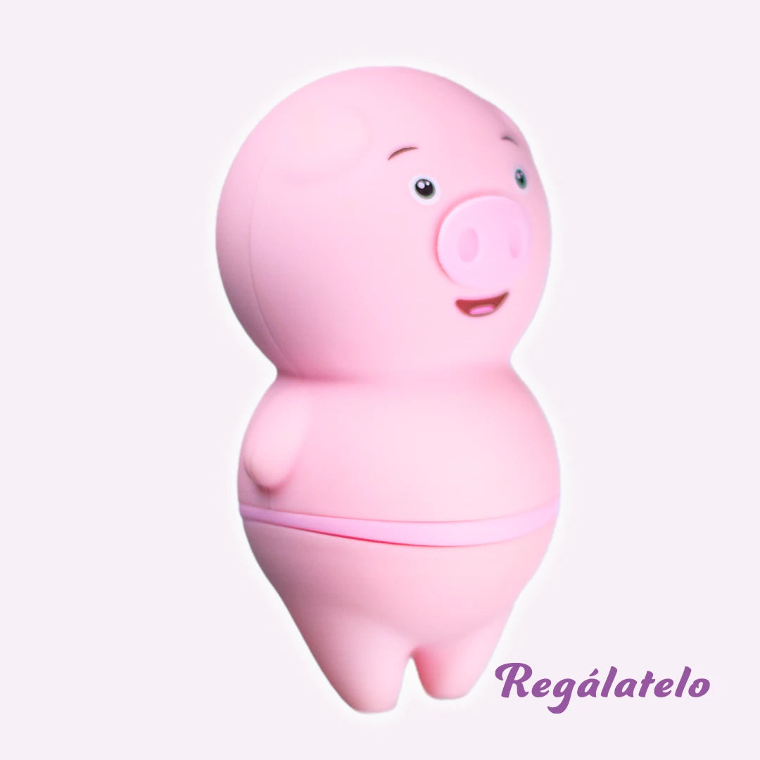Sweet Pig masajeador lengua vibradora rosado regalatelo vista perfil