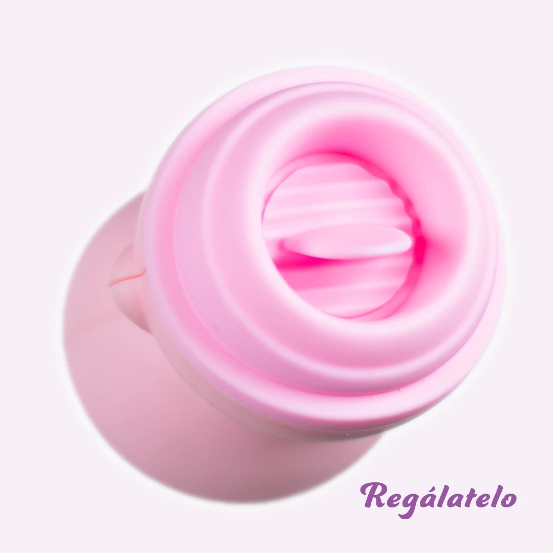Sweet Pig masajeador lengua vibradora rosado regalatelo vista detalle
