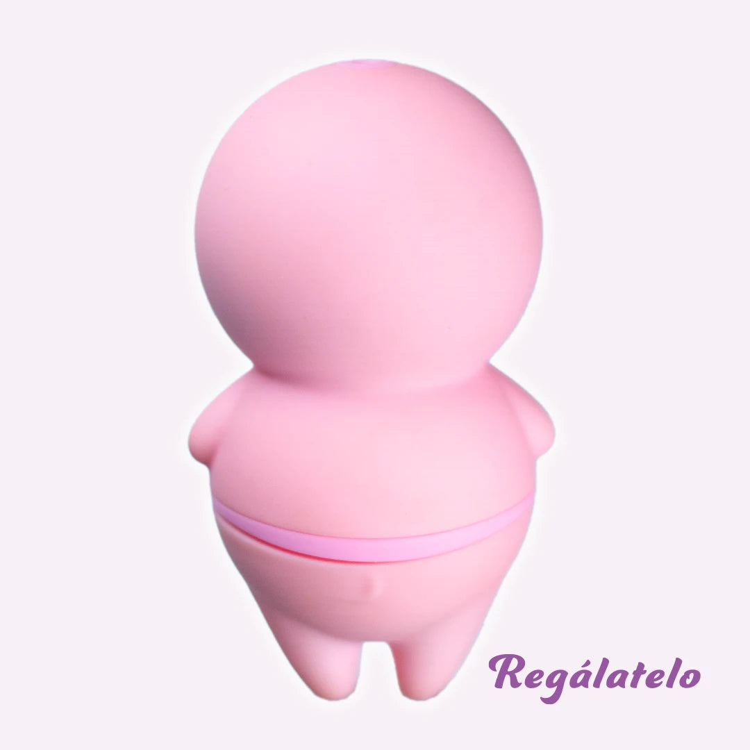 Sweet Pig masajeador lengua vibradora rosado regalatelo vista posterior