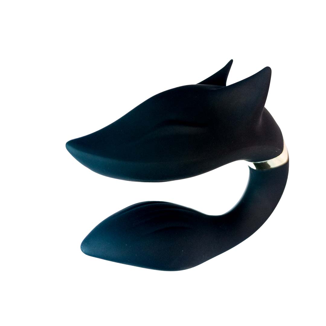 Black Foxy | Vibrador dual con control