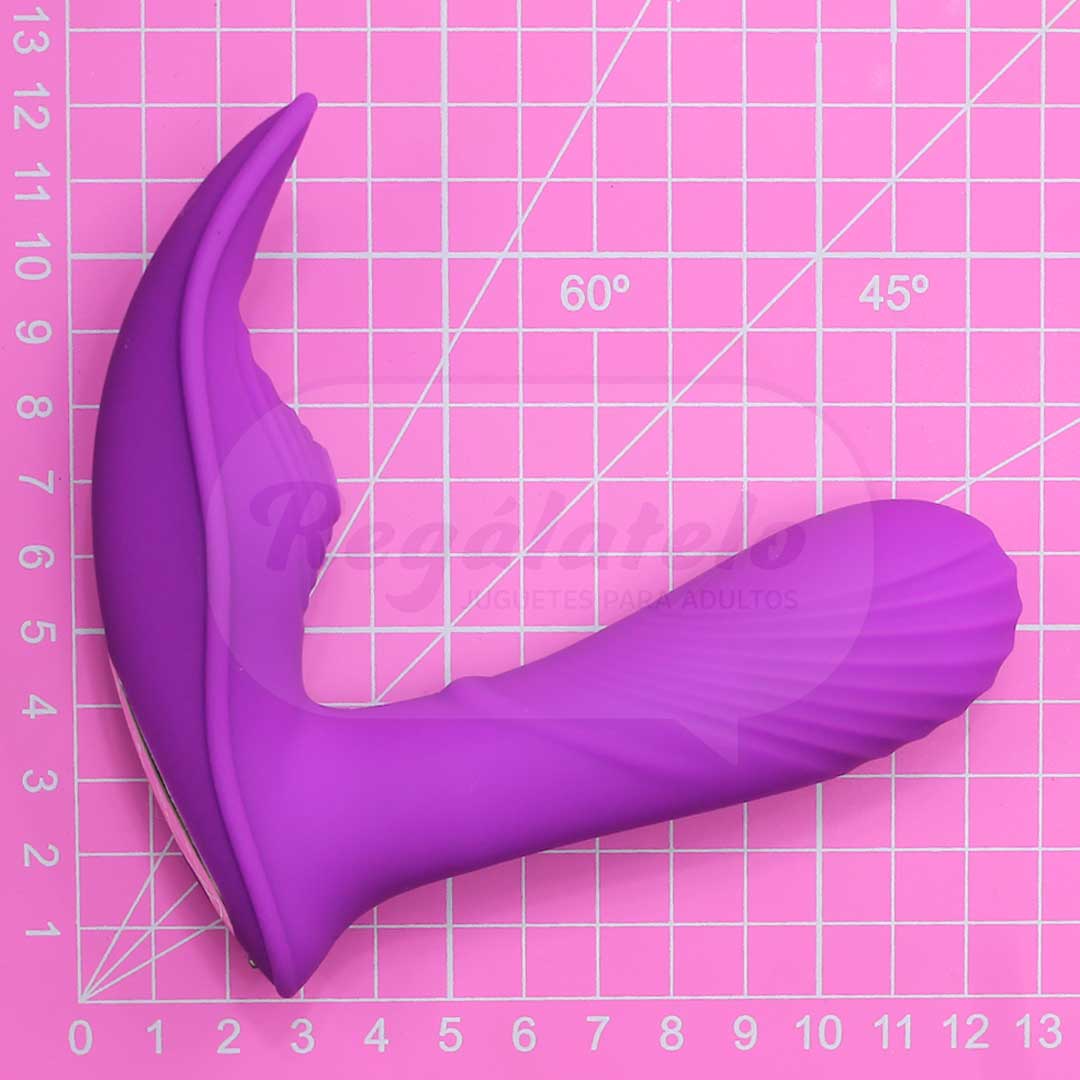 vibrador succionador morado