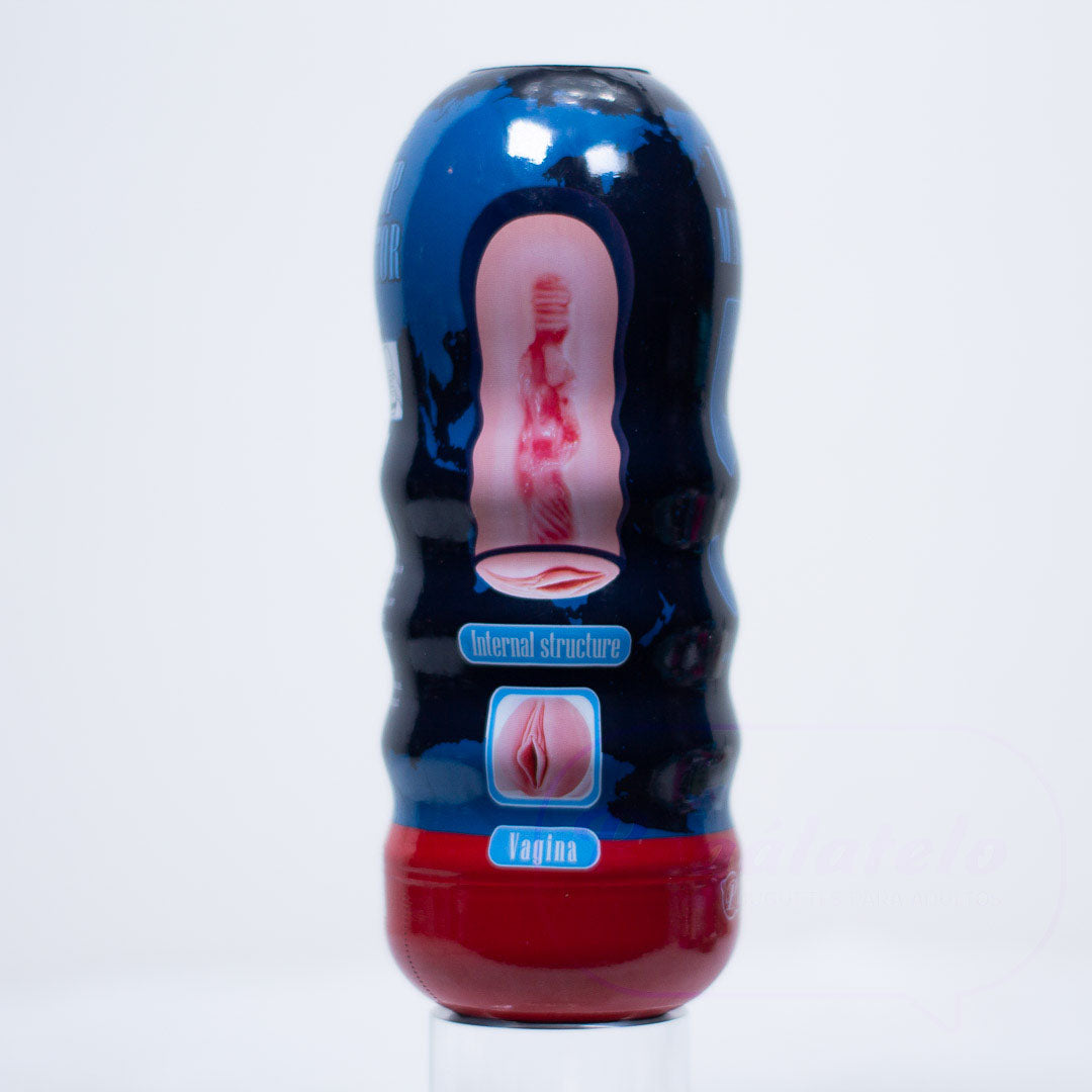 La increíble textura de los pliegues interiores del masturbador pretty love <strong> estimulan tu pene y simulan la penetración vaginal. </strong>
